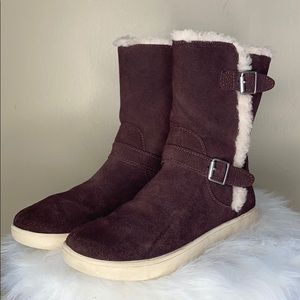 UGG Kids Zip Up Brown Boots